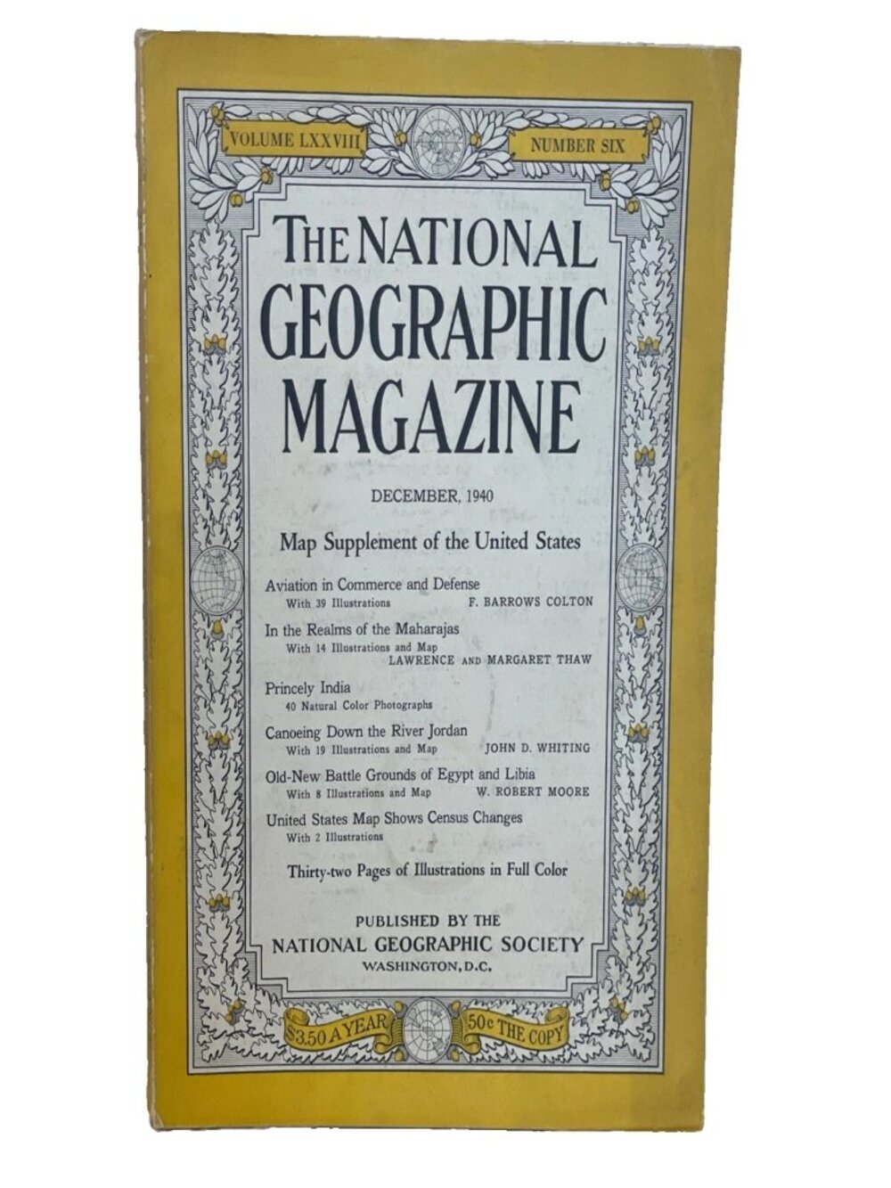 NAT GEO Dec 1940 National Geographic Magazine Vol 78 No 6 Military Insignia